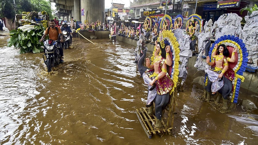 <div class="paragraphs"><p>A flooded street after rains in Guwahati.</p></div>