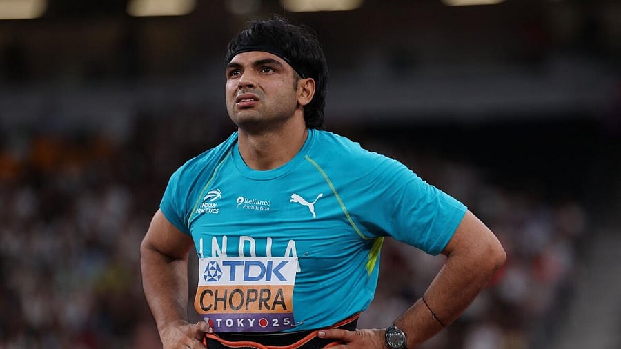 <div class="paragraphs"><p>Neeraj Chopra failed to defend his world title.&nbsp;</p></div>