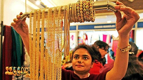 <div class="paragraphs"><p>On the Multi Commodity Exchange (MCX), gold futures for October delivery depreciated Rs 612 or 0.56 per cent to Rs 1,09,210 per 10 grams.</p></div>