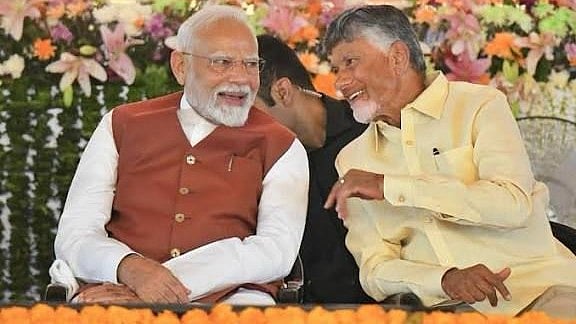 <div class="paragraphs"><p>PM Narendra Modi (left) with Chandrababu Naidu.</p></div>