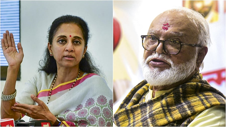 <div class="paragraphs"><p>Supriya Sule (left) and Chhagan Bhujbal.</p></div>