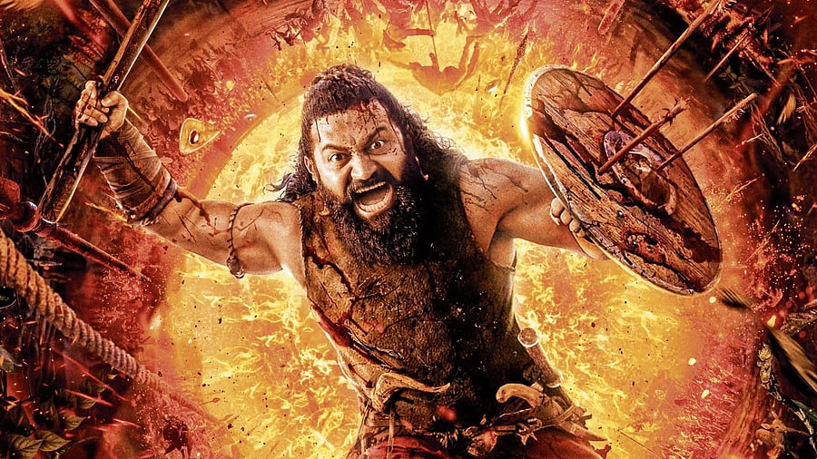 <div class="paragraphs"><p>Rishab Shetty in ‘Kantara: Chapter 1’ poster.</p></div>