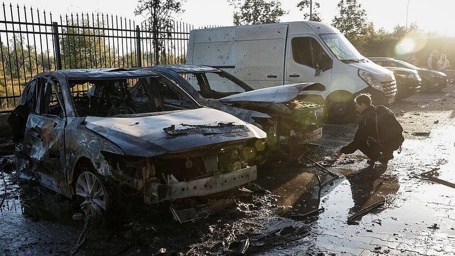 <div class="paragraphs"><p>Aftermath of a Russian missile and drone attack in Kyiv</p><p></p></div>