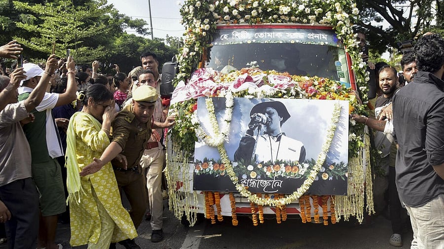 <div class="paragraphs"><p>Mortal remains of Zubeen Garg in Guwahati</p></div>
