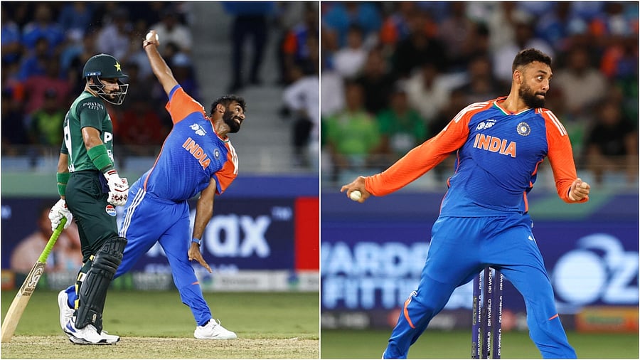 <div class="paragraphs"><p>Jasprit Bumrah (left) and Varun&nbsp;Chakravarthy will be eyeing a good show.&nbsp;</p></div>