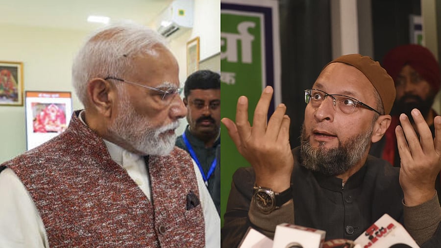 <div class="paragraphs"><p>PM Narendra Modi (L) and Asaduddin Owaisi (R).</p></div>