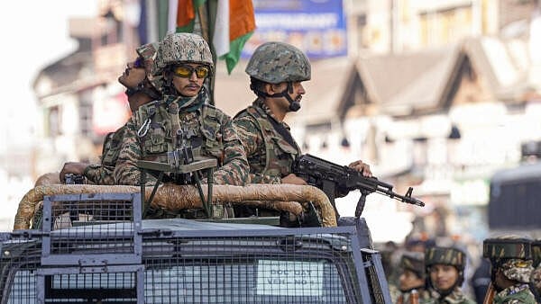 <div class="paragraphs"><p>Security personnel in Jammu and Kashmir.</p></div>