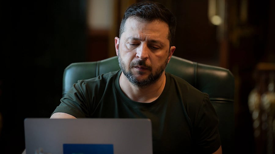 <div class="paragraphs"><p>President of Ukraine, Volodymyr Zelenskyy.</p></div>