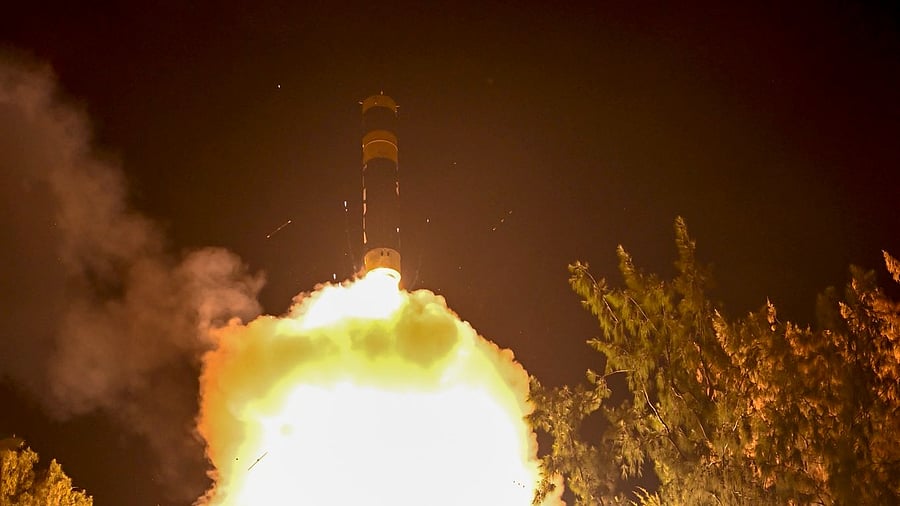 <div class="paragraphs"><p>India test-fires Agni Prime missile from rail-based mobile platform.</p></div>