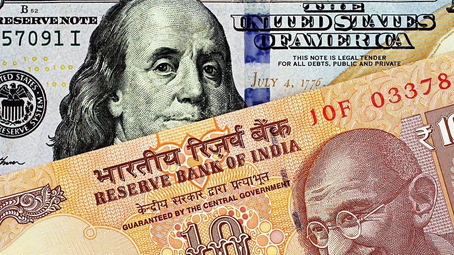 <div class="paragraphs"><p>Representative image of rupee and dollar together.</p></div>