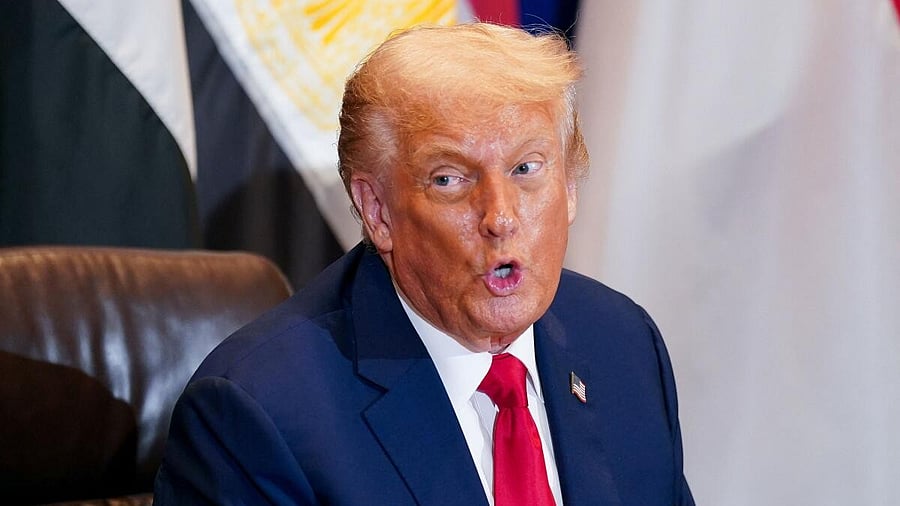 <div class="paragraphs"><p>U.S. President Donald Trump attends a multilateral meeting during the 80th United Nations General Assembly, in New York City, New York. </p></div>