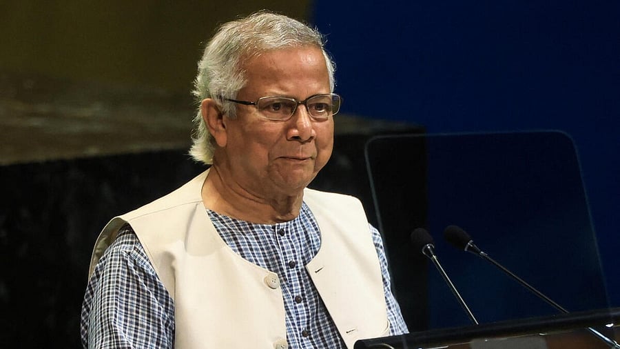 <div class="paragraphs"><p>Chief Adviser of the interim Government of Bangladesh Muhammad Yunus addresses the 80th United Nations General Assembly (UNGA), at the U.N. headquarters in New York. </p></div>