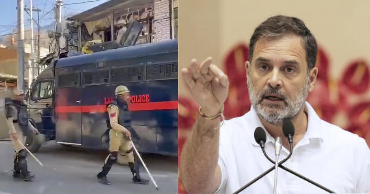 Ladakh statehood protest image