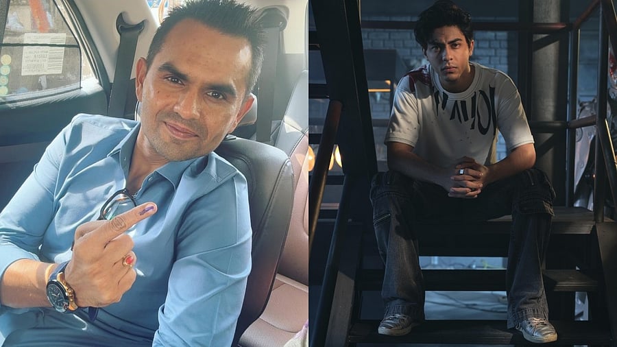 <div class="paragraphs"><p>A collage of Sameer Wankhede and Aryan Khan.</p></div>