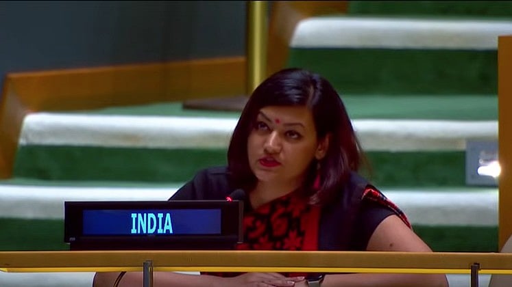 <div class="paragraphs"><p>Petal Gahlot, First Secretary at India’s Permanent Mission to the UN.</p></div>