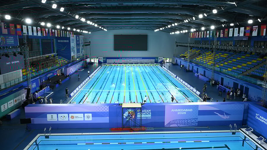Over 1100 athletes, including 80 Indians, will compete at the Asian Aquatics Championships at the Veer Savarkar Sports Complex in Ahmedabad from September 27 to October 11.