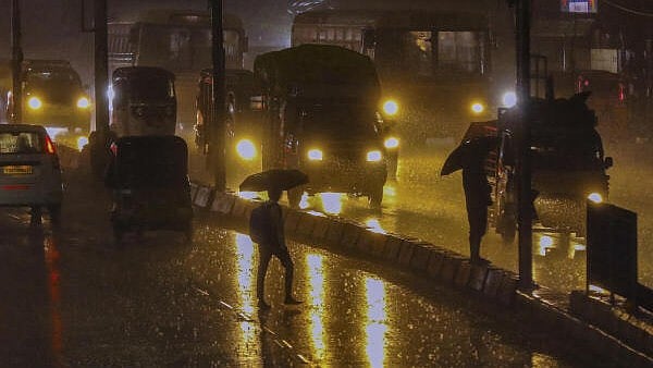 <div class="paragraphs"><p>A representative image of rainfall in Hyderabad.</p></div>