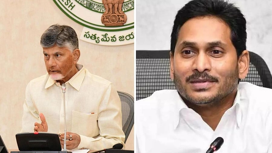 <div class="paragraphs"><p>Andhra Pradesh Chief Minister N Chandrababu Naidu and YSRCP chief Y S Jagan Mohan Reddy </p></div>