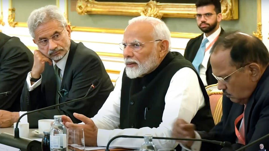 <div class="paragraphs"><p>Prime Minister Narendra Modi and External Affairs Minister S. Jaishankar during a meeting.&nbsp;</p></div>