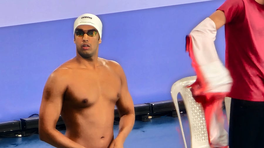 <div class="paragraphs"><p>Srihari Nataraj ahead of his 200M freestyle final at the Asian Aquatics Championships in Ahmedabad.</p></div>