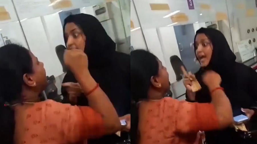 <div class="paragraphs"><p>Bengaluru metro fight video.</p></div>