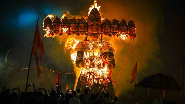 <div class="paragraphs"><p>Representative image of Ravan on Dussehra.</p></div>