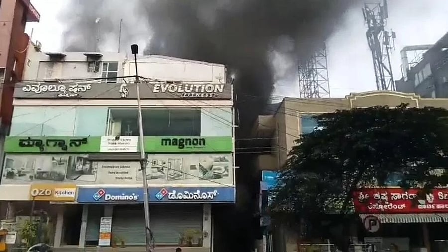 <div class="paragraphs"><p>The blaze broke out in the basement of a commercial building in Yelachenahalli off Kanakapura Road. </p></div>