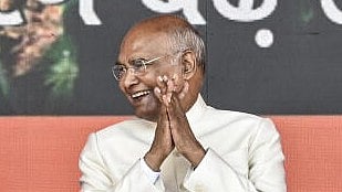 <div class="paragraphs"><p>Former President Ram Nath Kovind during 'Rashtriya Swayamsevak Sangh Vijayadashami Utsav 2025', in Nagpur, Maharashtra.</p></div>