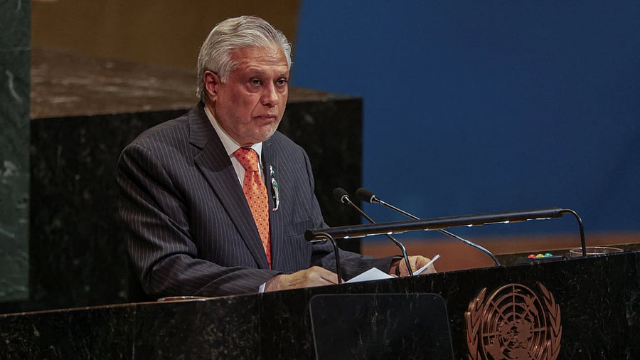 <div class="paragraphs"><p>Mohammad Ishaq Dar, Deputy Prime Minister and Minister for Foreign Affairs of Pakistan.</p></div>