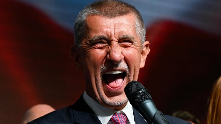 <div class="paragraphs"><p>Leader of ANO party Andrej Babis speaks during a press conference after the preliminary results of the parliamentary election, at the party's election headquarters in Prague, Czech Republic, October 4, 2025.</p></div>