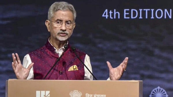 <div class="paragraphs"><p>External Affairs Minister S Jaishankar addresses the gathering at 'Kautilya Economic Conclave 2025' on ‘Seeking Prosperity in Turbulent Times’.</p></div>
