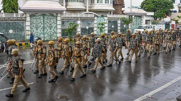 <div class="paragraphs"><p>Representative image of police personnel stand guard patrol.</p></div>