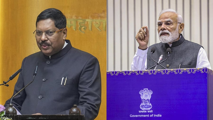 <div class="paragraphs"><p>Chief Justice of India B R Gavai (L) and Prime Minister Narendra Modi.</p></div>