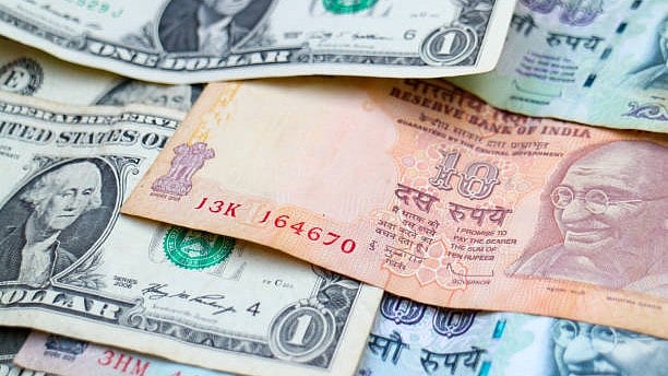 <div class="paragraphs"><p>Representative image of Indian Rupee and US Dollar.</p></div>