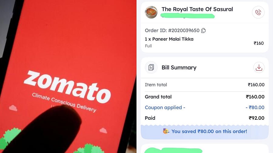 <div class="paragraphs"><p>The logo of food delivery company Zomato, screenshot of the 2019 Zomato bill.</p></div>