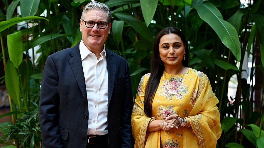 <div class="paragraphs"><p>UK Prime Minister Keir Starmer and&nbsp;Bollywood star Rani Mukerji</p></div>