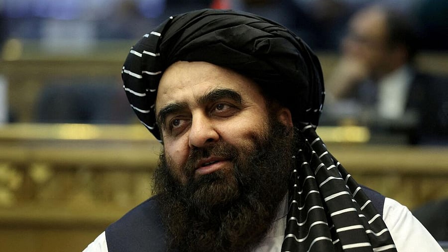 <div class="paragraphs"><p>Afghanistan's Taliban Foreign Minister Amir Khan Muttaqi attends the Tehran International Conference on Palestine in Tehran, Iran.</p></div>