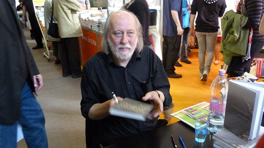 <div class="paragraphs"><p>Hungarian writer Laszlo Krasznahorkai.&nbsp;</p></div>