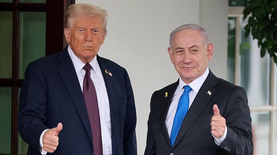 <div class="paragraphs"><p>US President Trump and Israeli PM Netanyahu.&nbsp;</p></div>