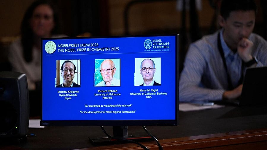 <div class="paragraphs"><p>The Nobel Prize in Chemistry is announced at the Royal Swedish Academy of Sciences in Stockholm</p></div>
