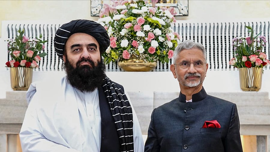 <div class="paragraphs"><p>Jaishankar, Amir Khan Muttaqi hold bilateral talks</p><p></p></div>