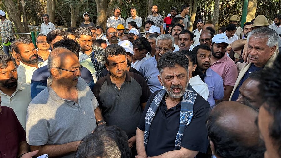 <div class="paragraphs"><p>D K&nbsp;Shivakumar clarified that the event was not political.</p></div>