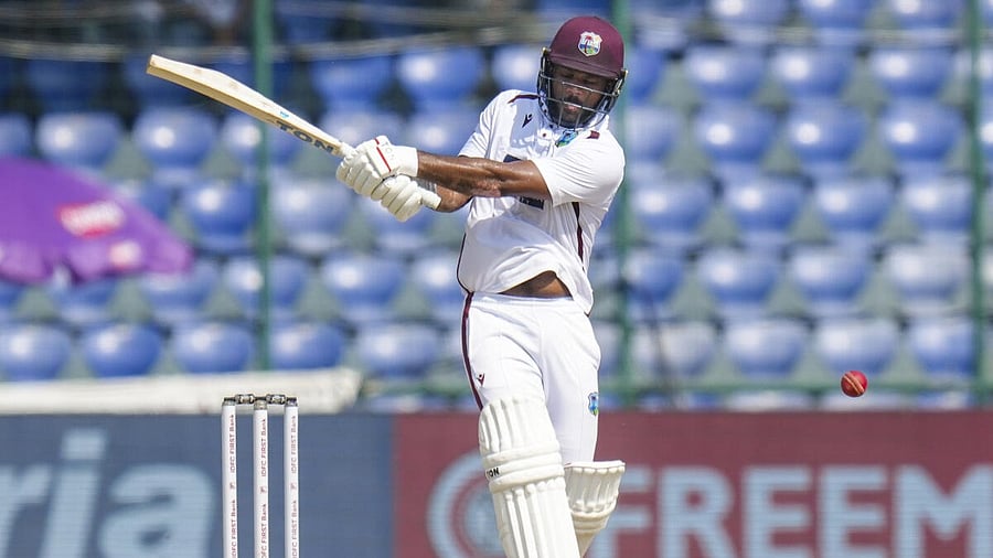 <div class="paragraphs"><p>John Campbell made his first Test hundred.&nbsp;</p></div>