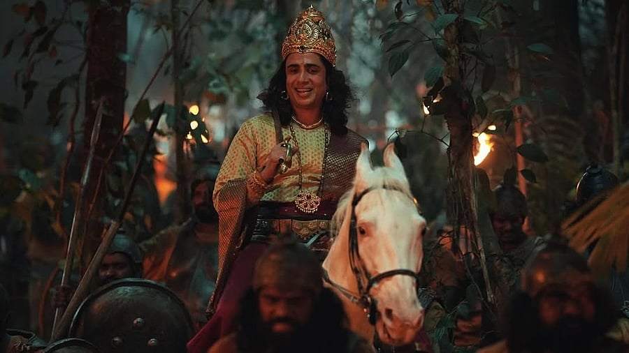 <div class="paragraphs"><p>Gulshan Devaiah in <em>Kantara: Chapter 1</em>.</p></div>