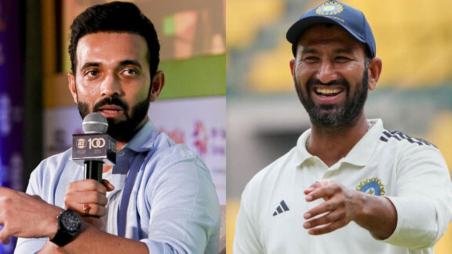 <div class="paragraphs"><p>Ajinkya Rahane (L) and Cheteshwar Pujara (R).</p></div>