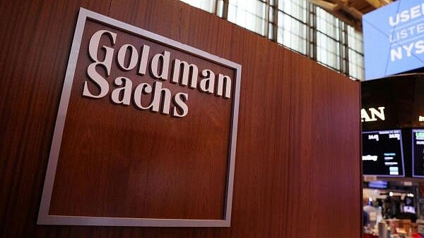 <div class="paragraphs"><p>The logo for Goldman Sachs is seen.</p></div>