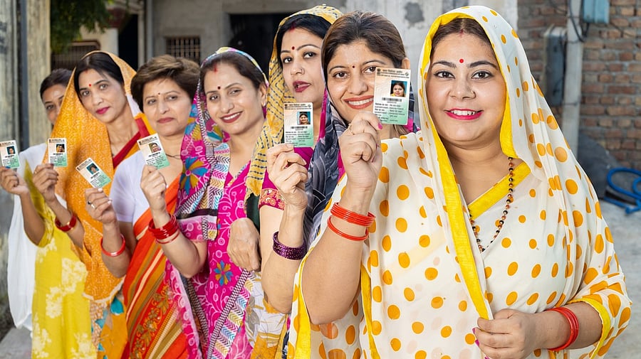<div class="paragraphs"><p>A representative image of women voters.</p></div>