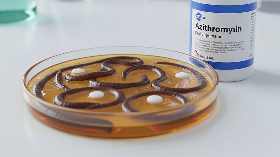 <div class="paragraphs"><p>Drug inspector Anubhuti Sharma said, "A woman at the government hospital in Morar complained of worms in a bottle of Azithromycin oral suspension."</p></div>