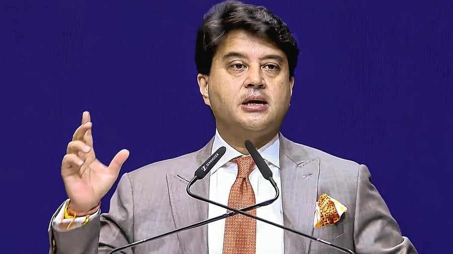 <div class="paragraphs"><p>Union Telecom Minister Jyotiraditya Scindia.</p></div>