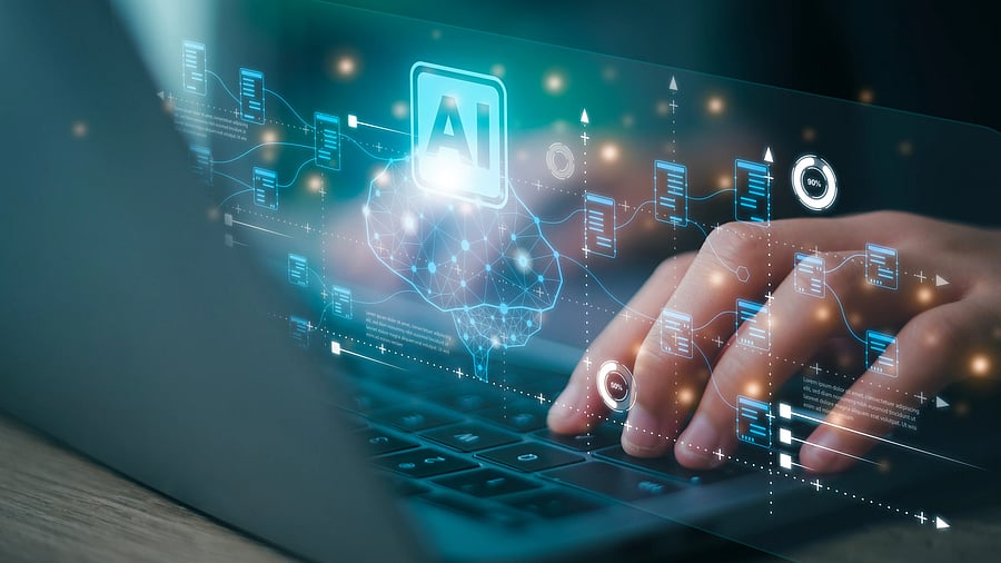 <div class="paragraphs"><p>AI or Artificial intelligence concept. Businessman using computer use ai to help business and used in daily life, Digital Transformation, Internet of Things, Artificial intelligence brain, A.I.</p></div>